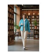 Patagonia Women’s Nano Puff Primaloft Quilted Full-Zip Jacket Teal Green... - $110.36 CAD