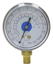 Winters RGAMPAL-BM 0.1-0-3.4 MPA 2.5 Dry Refrigerant Gauge - $692.07 MXN