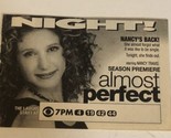 Almost Perfect Tv Guide Print Ad Nancy Travis TPA12 - £4.65 GBP