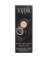 New Toppik Brow Building Fibers Set Dark Brown .05oz/1.2g .07oz/2g - $9.59 CAD