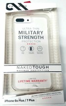 New Case-Mate Naked Tough Clear I Phone 7+/6+/6s Plus Case Thin Military Strength - $9.35
