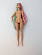 Barbie Leopard Rainbow Hair Doll Millie Nude Bent Right Arm Mattel GRN81 - £10.24 GBP