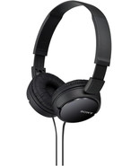 Sony MDR-ZX110 ZX Series Wired On-Ear Stereo Headphones ZX110 Black Tang... - $19.10 CAD