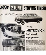 1954 Briggs Zodiac Body Finish Import Advertisement Autocar Automobilia ... - $34.42 CAD