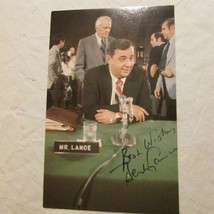 Bert Lance Political 1970&#39;s Autograph Postcard - £6.20 GBP