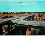 New Maple Street Bridge Spokane WA Washington Chrome Postcard J11 - $9.85