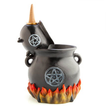 Witches&#39; Cauldrons with LED Flames Backflow Burner - £33.90 GBP