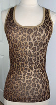 Gently Loved &quot;Dolce &amp; Gabbana&quot; Leopard Print Sleeveless Sweater/Tank/Top - 26/40 - £69.51 GBP