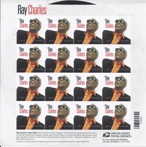 RAY CHARLES - 16 (USPS) MINT SHEET STAMPS - $19.95