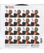RAY CHARLES - 16 (USPS) MINT SHEET STAMPS - $27.22 CAD