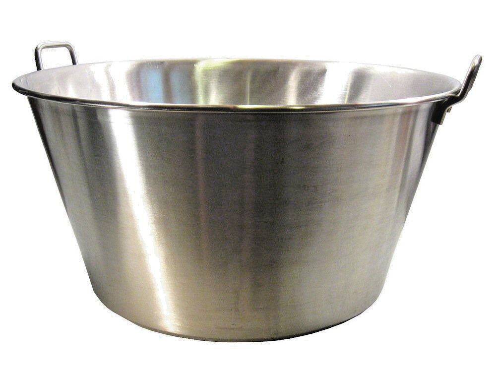 Cazo Para Carnitas 16" Stainless Steel Heavy Duty Acero Inoxidable Wok Comal Fry