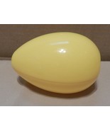 Big Easter Egg 5 1/2&quot; x 3 3/4&quot; Snap Together Yellow Treat Container Med ... - £1.99 GBP