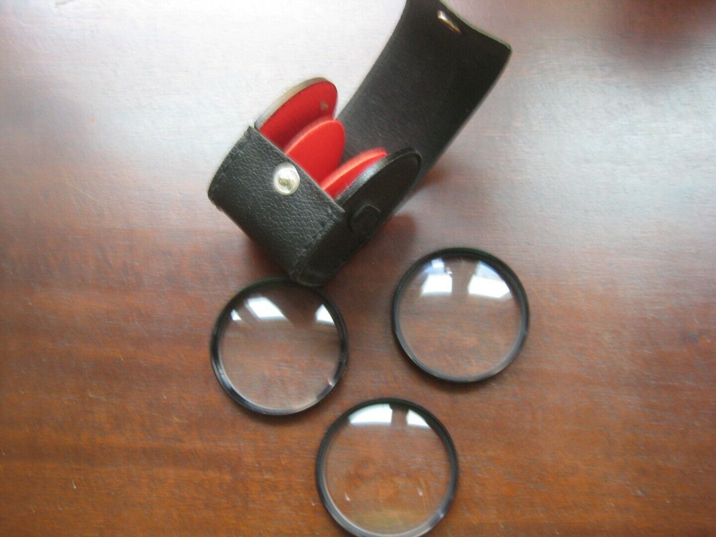 3 Tiffen HCE 52mm 1, 2, & 3, zoom filters made in Japan three slot case included - $19.59