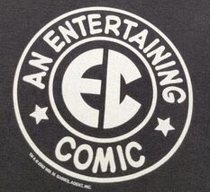 2002 An Entertaining Comic EC T-Shirt Graphitti Designs Vintage Logo NEW - $19.49