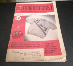 Vintage The Workbasket Magazine - January 1956 - Volume 21 - Number 4 - £6.20 GBP