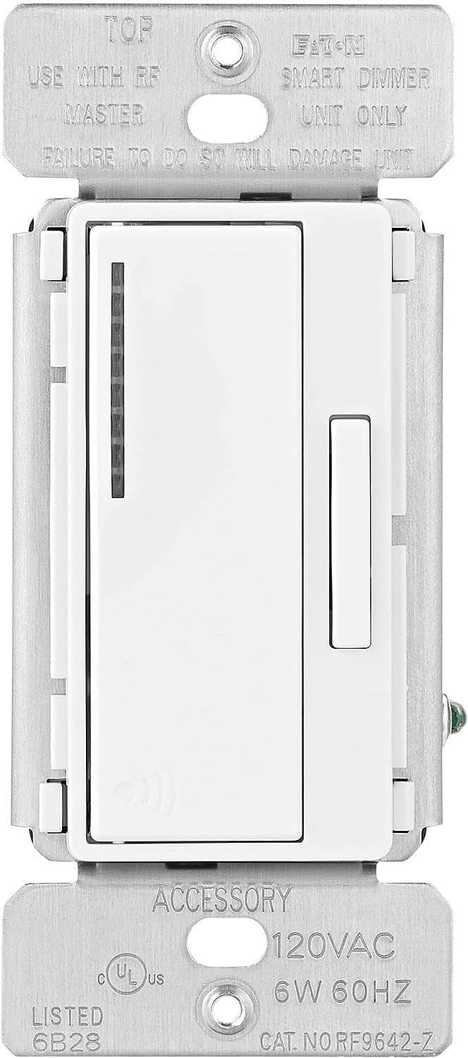 Eaton Rf9642-Zdw Z-Wave Plus Accessory Dimmer, White - $59.99
