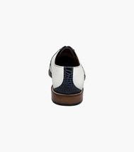 Stacy Adams Tristano Modified Bike Toe Oxford Shoes Dark Blue Multi 25694-469 image 8
