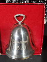 Vintage Reed and Barton Christmas Bell 1978 - £108.89 GBP