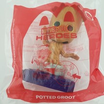 Marvel Studios Heroes 2020 Potted Groot Loose Figure McDonald&#39;s Happy Me... - $4.99