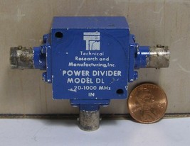 TECHNICAL RESEARCH &amp; MANUFACTURING INC POWER DIVIDER MODEL: DL207 20-100... - $24.99