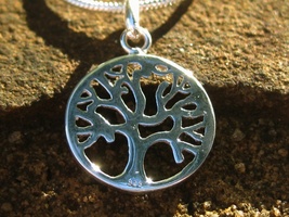 Spell Cast 925 Tree of Life Pendant 10 Ancient Spells from Book of Shadows - £30.65 GBP
