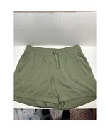 Old Navy Women&#39;s Shorts High-Waisted Stretch Olive Green Women’s Size La... - $21.95