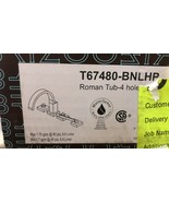 Brizo Siderna Roman Tub Filler with Hand Shower less Handles T67480-BNLHP - €506,64 EUR