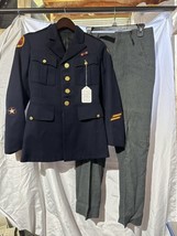 Vintage 1950s ROTC MMA Missouri Military Academy UNIFORM Tunic and Pants... - £89.00 GBP