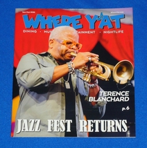 BRAND NEW DYNAMIC WHERE Y&#39;AT MAGAZINE 2022 JAZZ FEST COVER MUSIC SCHEDUL... - £3.94 GBP