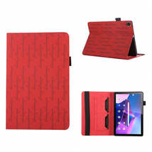 For Lenovo Tab M10 3rd Gen Lucky Bamboo Pattern Leather Tablet Case(Red) - £18.88 GBP