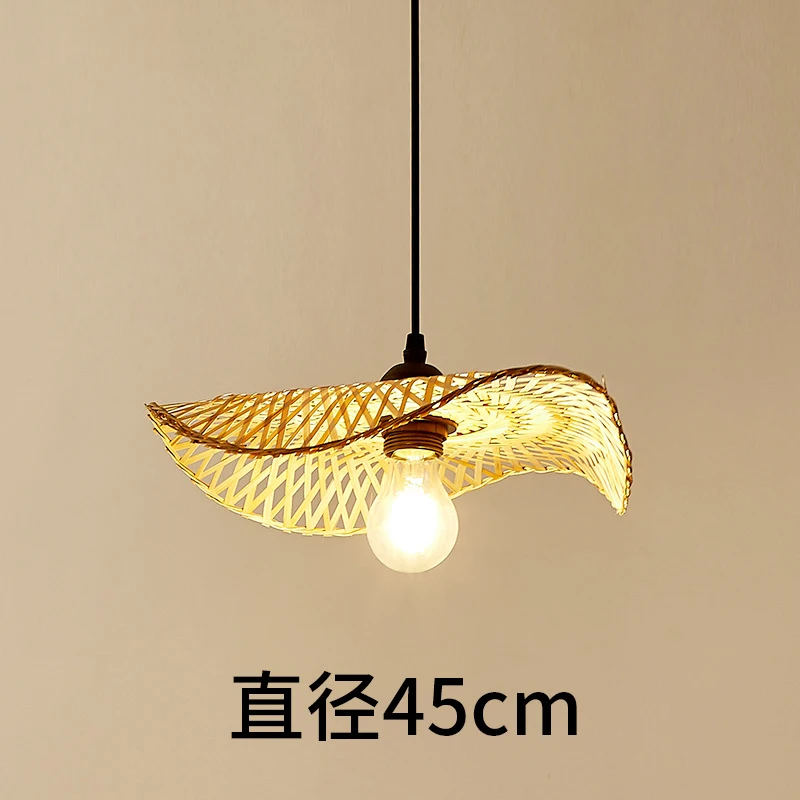 1Pcs Handmade Bamboo And Rattan Pendant Lights Southeast Asia Dia 35/45cm Wicker - £172.70 GBP