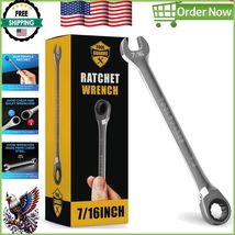 Unbreakable 7/16&quot; Ratchet Wrench - Lightweight &amp; Reliable Mechanic Tool - $227.55 MXN