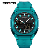 Sports Electronic Watch Men Multifunction Outdoor Wristwatch Alarm Water... - $711.52 MXN