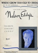 1935 Sheet Music When I Grow Too Old To Dream Nelson Ed - £7.82 GBP