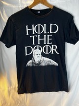 Game of Thrones Hold the Door Hodor T-Shirt Black Small GOT Next Level - £3.17 GBP