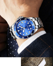 &quot;TNGEER&quot; for man : Automatic Blue Luminous Waterproof Mechanical Watch - £37.51 GBP