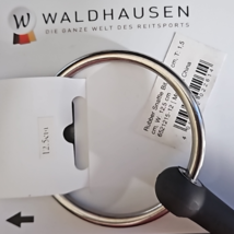 Waldhausen 5" Black Rubber Loose Ring English Horse Snaffle 5" New image 4