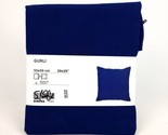 Ikea GURLI Cushion Pillow Cover Dark Blue 20x20&quot; New - $12.18