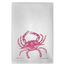 Betsy Drake Pink Crab Guest Towel - £27.68 GBP