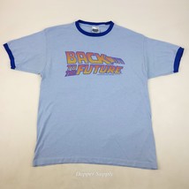 Thunder Creek Back To The Future T Shirt  Blue Short Sleeve  - $18.80