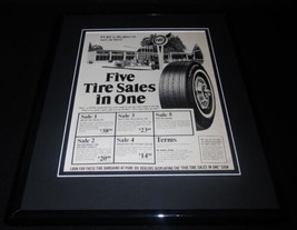 1966 Pure Tires Framed 11x14 ORIGINAL Vintage Advertisement - $44.54