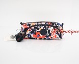 NWT New Kipling AC7344 Cute Pen Case Small Pouch Polyester Splashy Posie... - £17.54 GBP