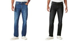 Lucky Brand Men’s 410 Athletic Straight  Fit Straight Leg Jeans - $44.99