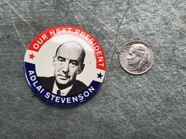 1952 ADLAI STEVENSON campaign pin pinback button political eisenhower election - £5.94 GBP