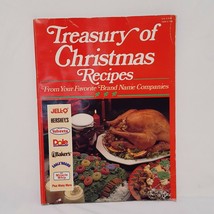 Treasury of Christmas Recipes Cookbook from Favorite Brand Name Companies 1989 - £11.98 GBP