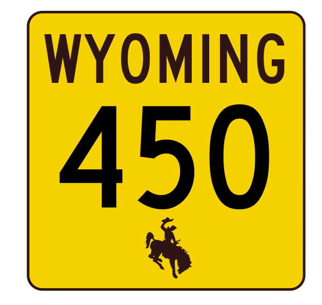 Wyoming Highway 450 Sticker R3546 Highway Sign - $1.45 - $15.95