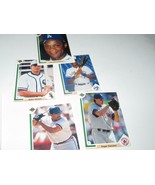 BASEBALL CARDS -- UPPER DECK -  5 ASSORTED CARDS- LN - ON SALE - S25 - $2.80