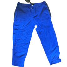 DKNY Womens Soft Pants With Zipper Hem, 16, Navy Blue - £46.70 GBP