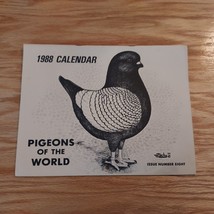 Vintage Issue 8 1988 Pigeons of the World Diane Jacky 12 Month Calendar ... - $36.51