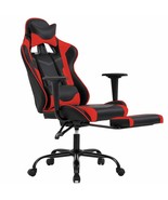 Gaming Chair Office Chair Ergonomic Desk Chair with Footrest Arms Lumbar... - $221.99